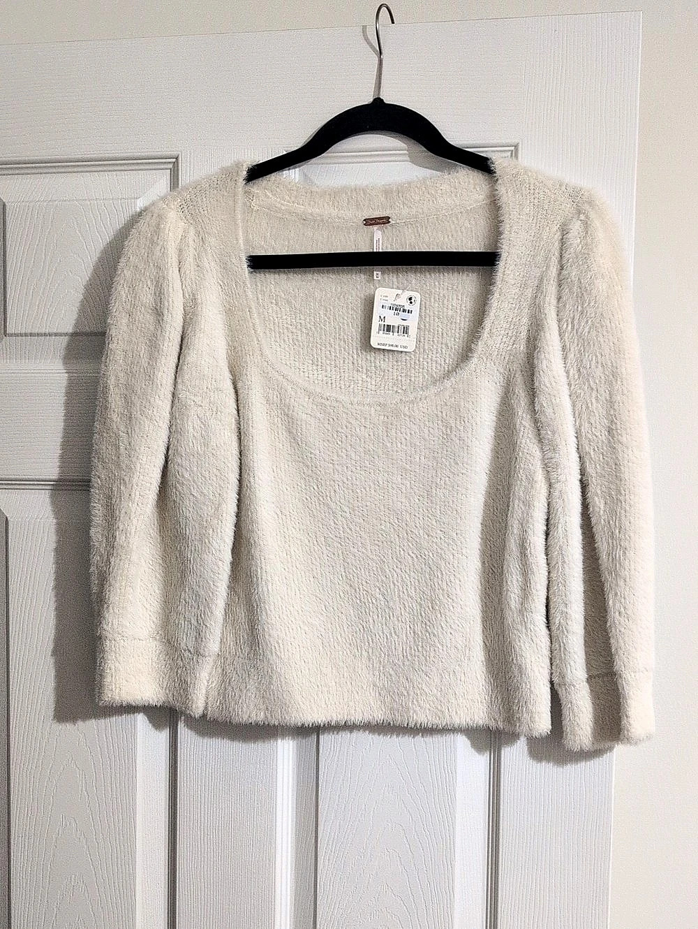Free People Moonbeam Pullover Cream Sweater Medium